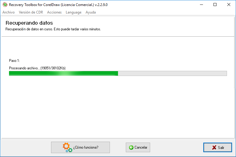 reparar imagen desde cdr