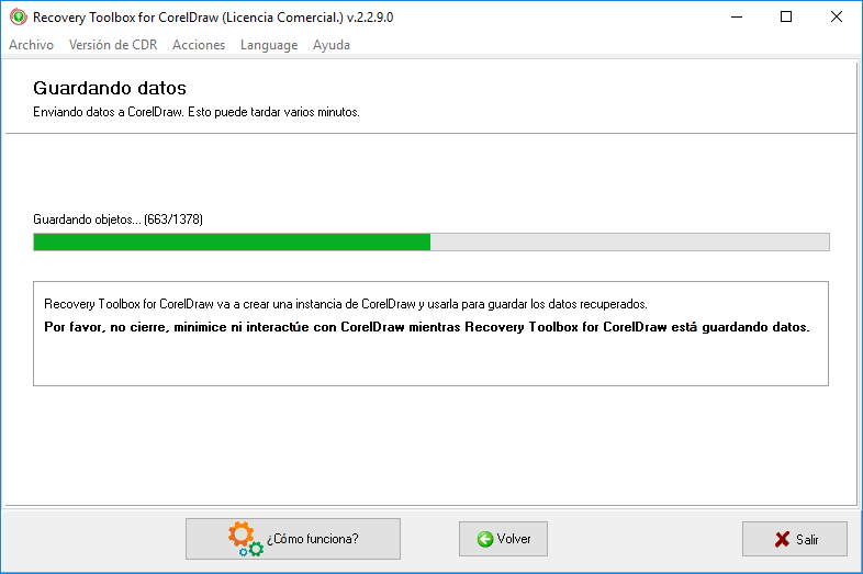 recuperar proyecto coreldraw dañado