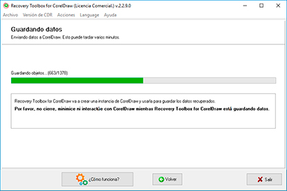 Transferir el archivo a CorelDRAW