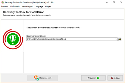 Het bestand kiezen