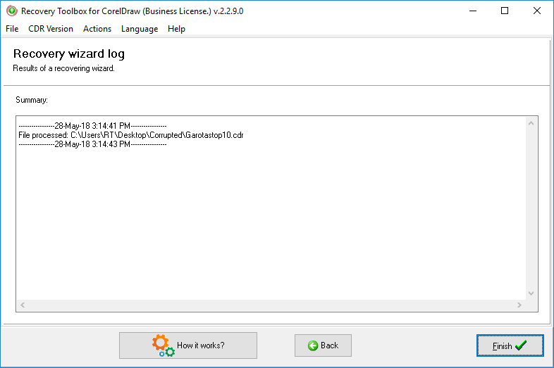 fix .cdr