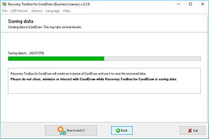 Passing the file to CorelDRAW